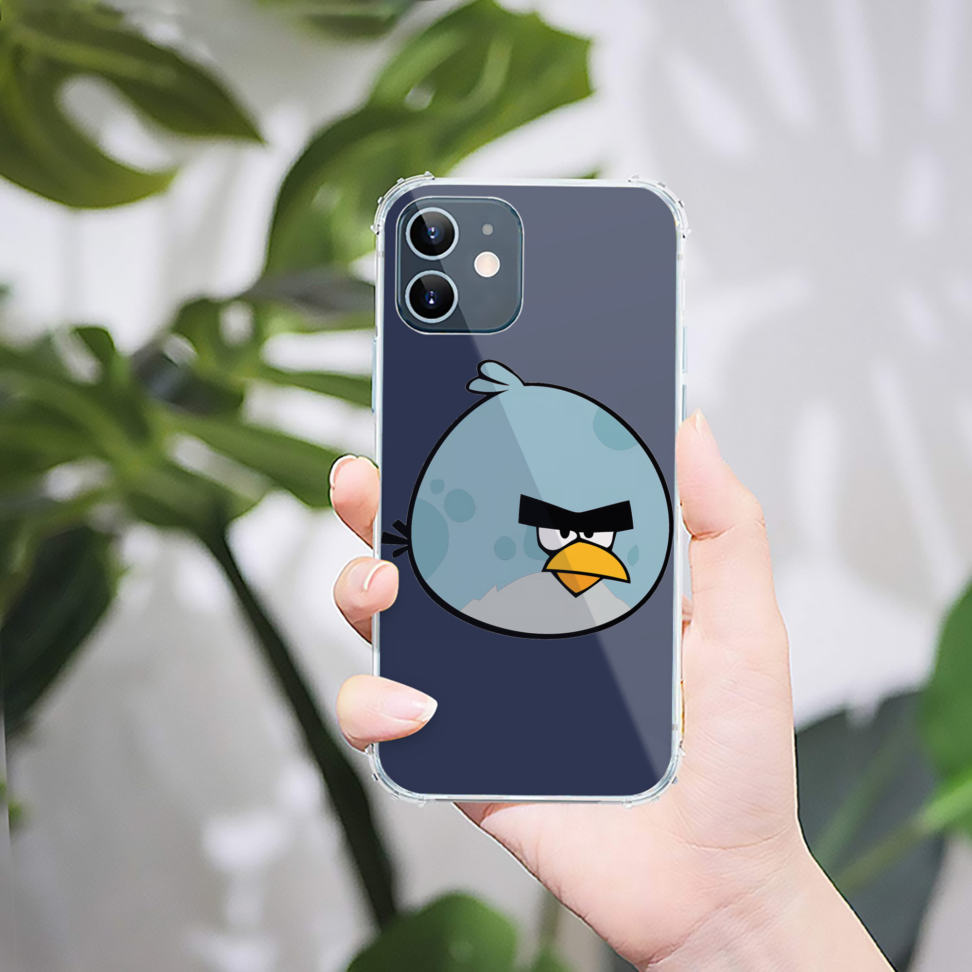 （画像用） Angry Birds アングリーバード 【iPhone 12シリーズ対応】透明スマホケース（クリアソフトケース）